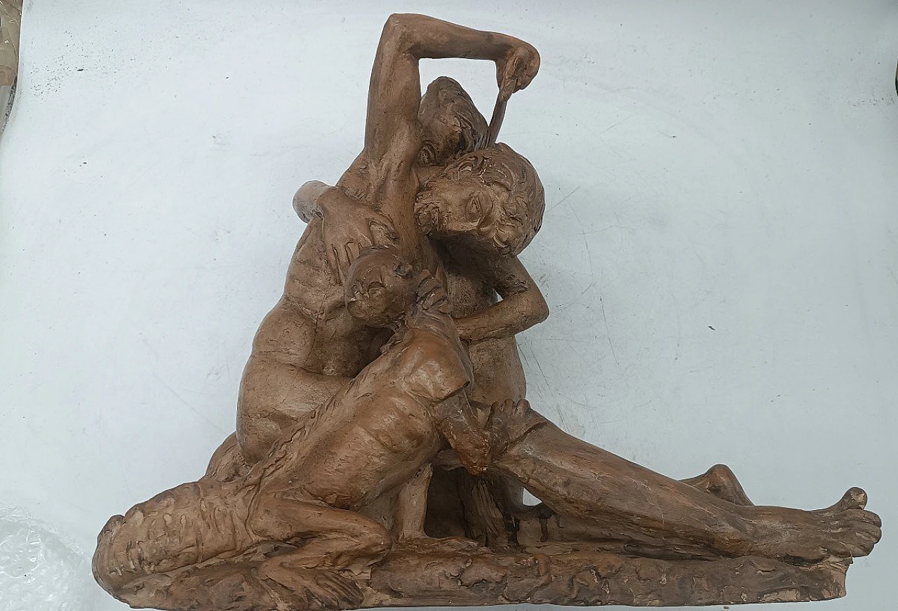 Terracotta sculpture depicting a mythological scene 3