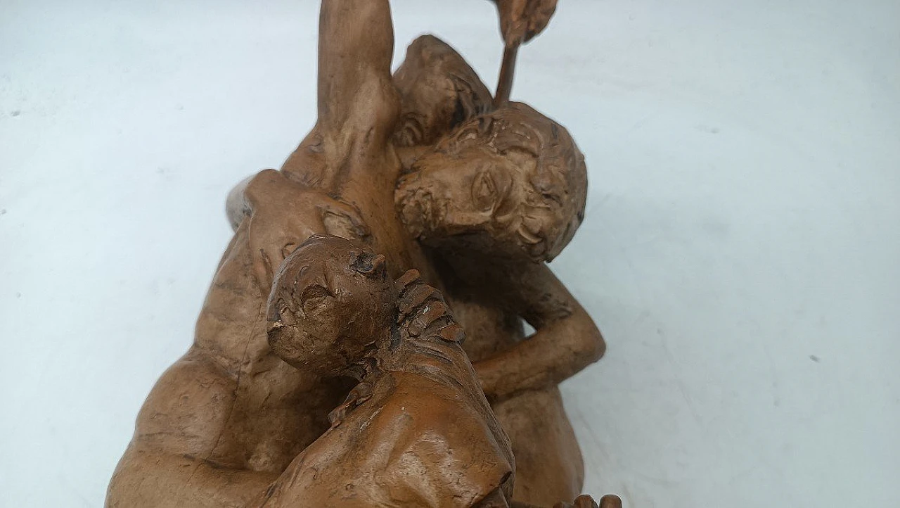 Terracotta sculpture depicting a mythological scene 5