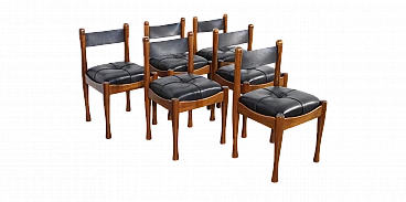 6 Chairs by Silvio Coppola for Bernini, 1970s