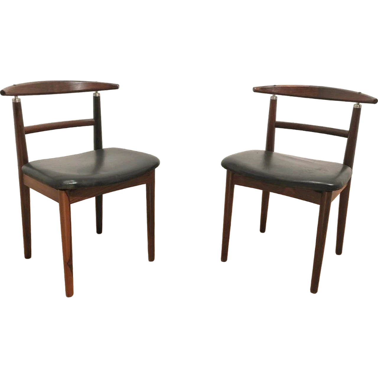 Pair of chairs by Helge & Borge Rammeskov for Sibast, 1960s 10