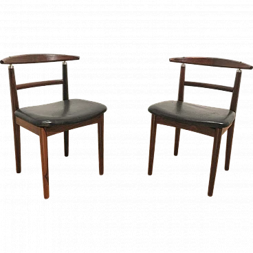Pair of chairs by Helge & Borge Rammeskov for Sibast, 1960s
