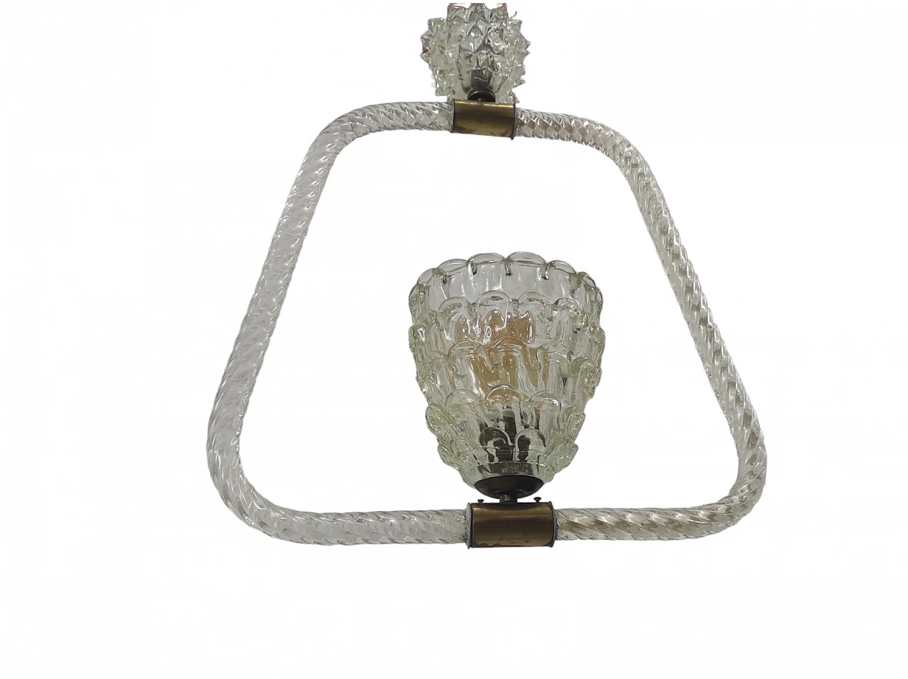 Art Deco lamp in Murano glass, 1930s 10