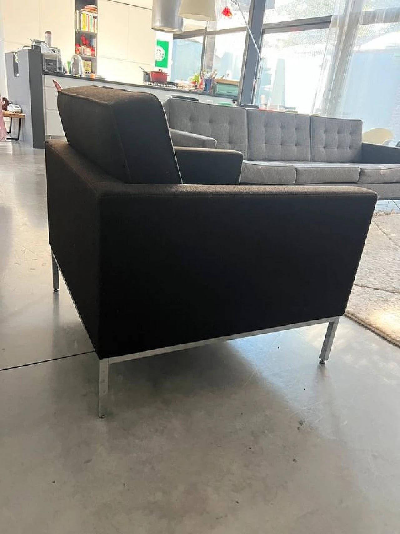 Pair of Lounge Studio armchairs by Florence Knoll for Knoll 10