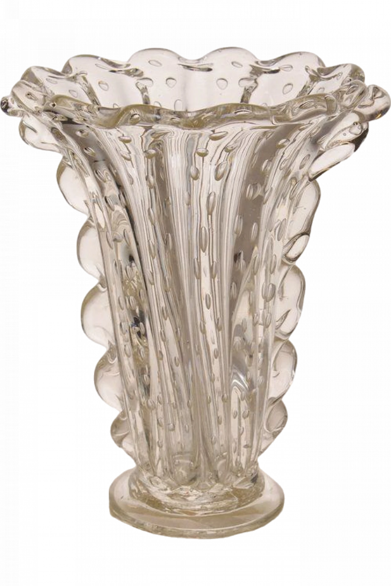 Art Deco vase by Ercole Barovier for Barovier & Toso, 1930s 11