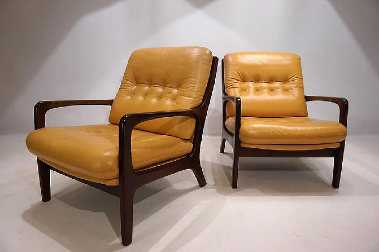 Pair of armchairs by E. Schmidt for Soloform, 1960s 1