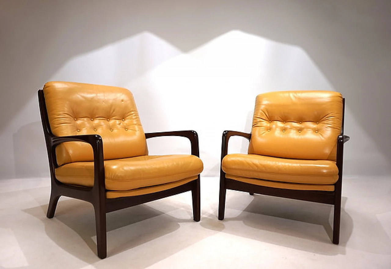 Pair of armchairs by E. Schmidt for Soloform, 1960s 3