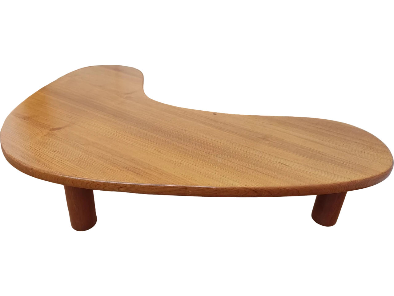 Boomerang wooden coffee table, 1980s 15