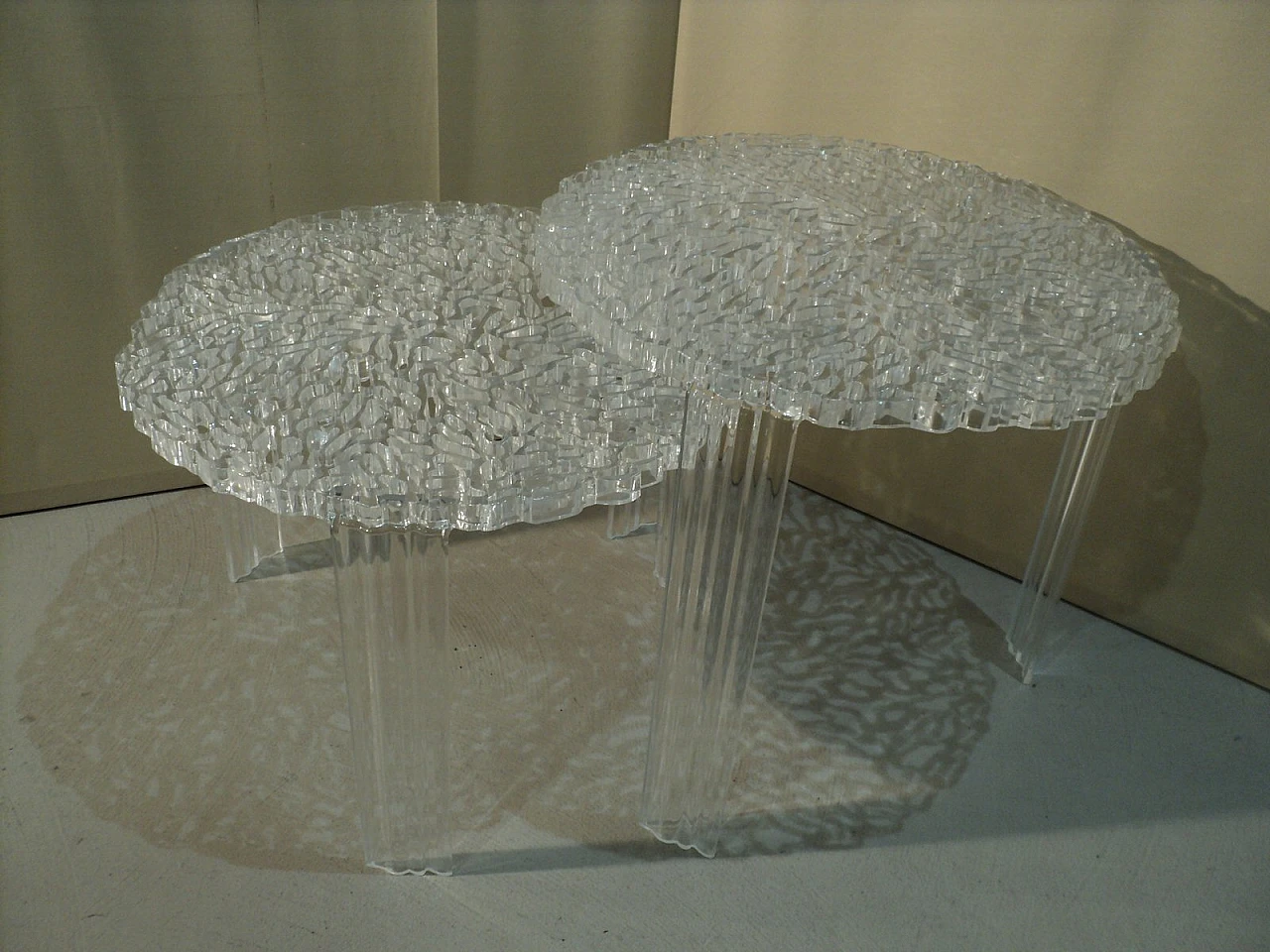 Pair of side tables by Patricia Urquiola for Kartell 1