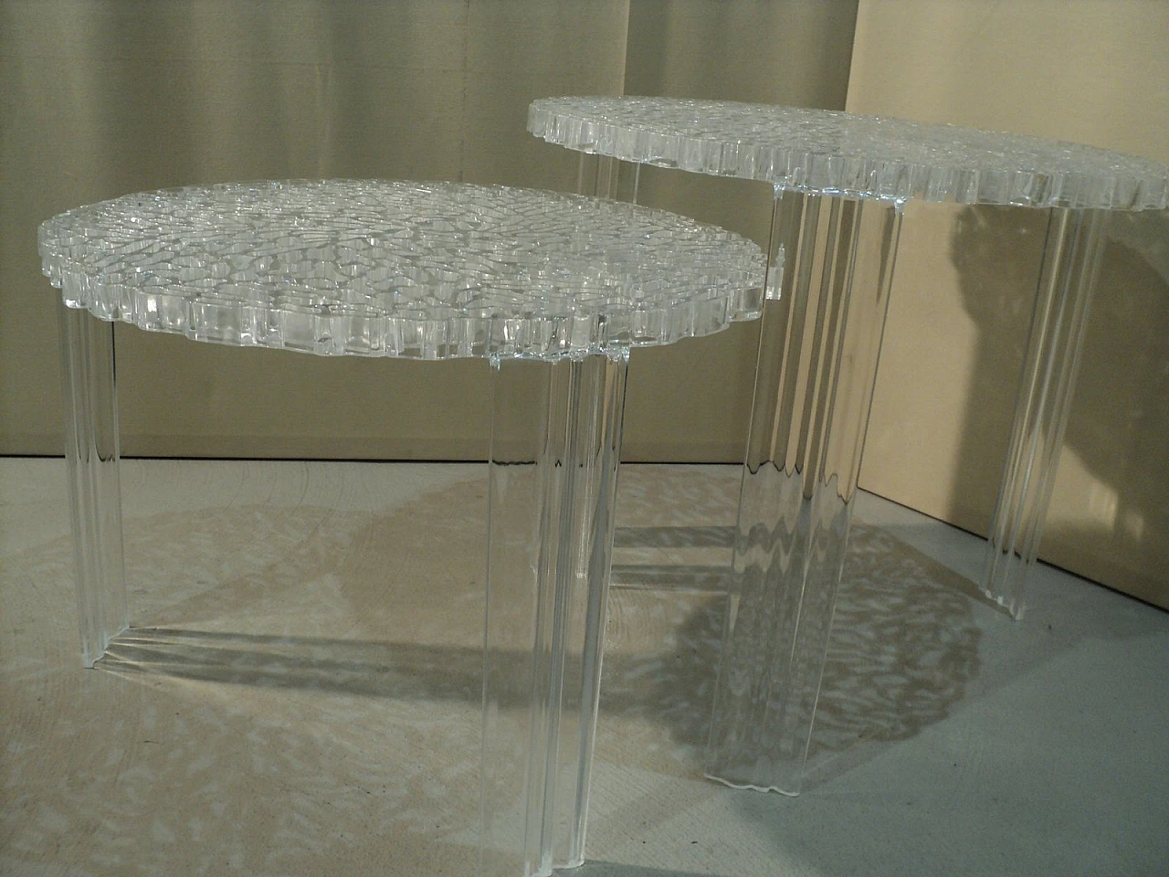 Pair of side tables by Patricia Urquiola for Kartell 3