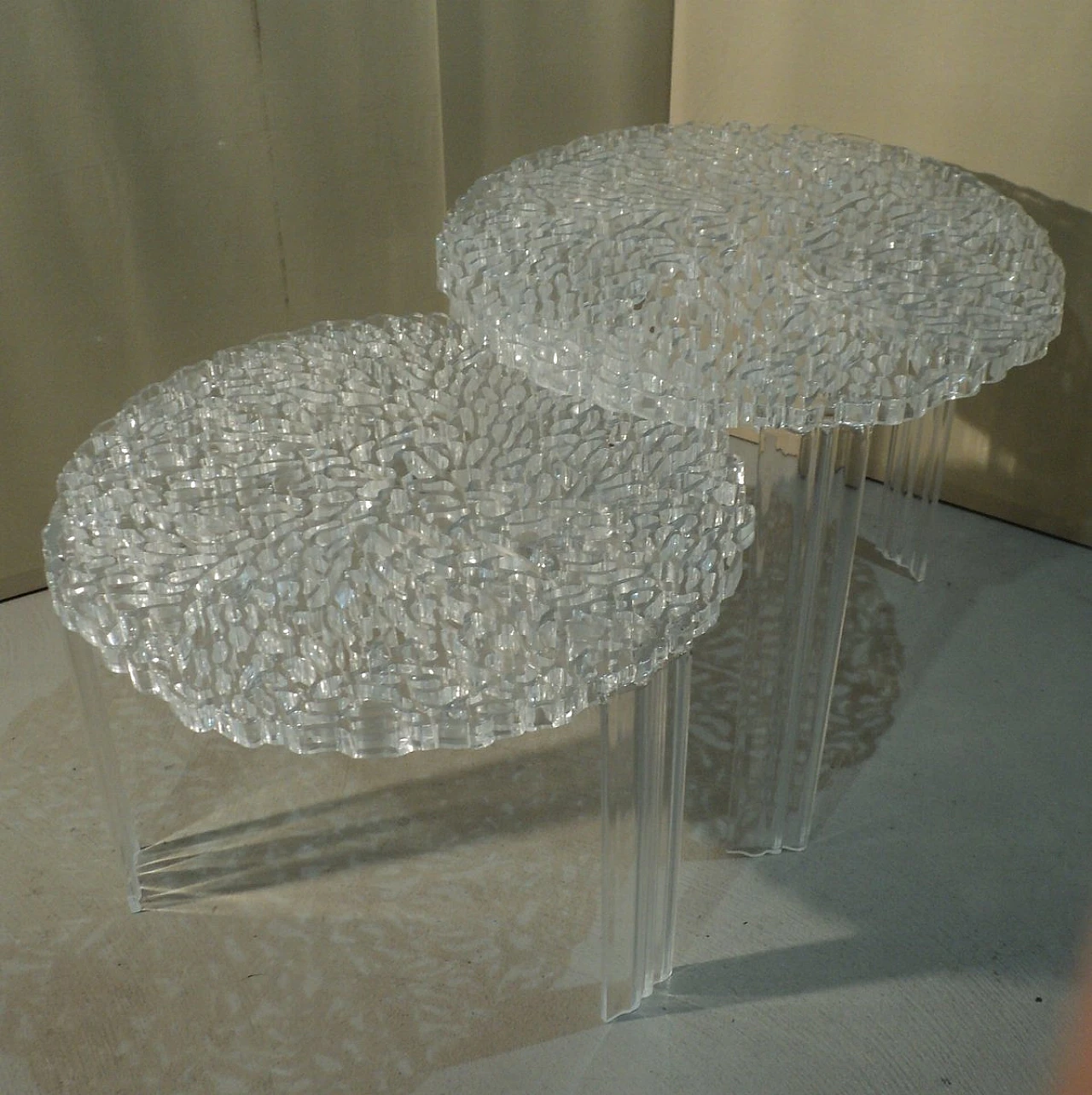 Pair of side tables by Patricia Urquiola for Kartell 15