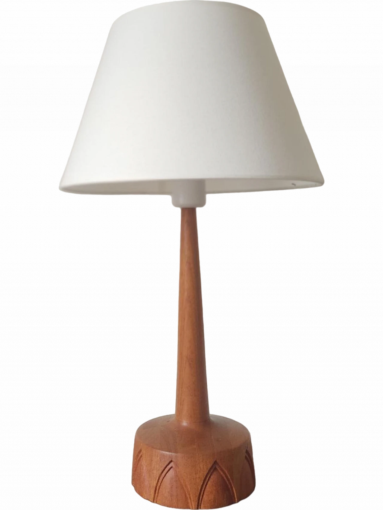 Teak table lamp by AB Stilarmatur Tranås, 1960s 7