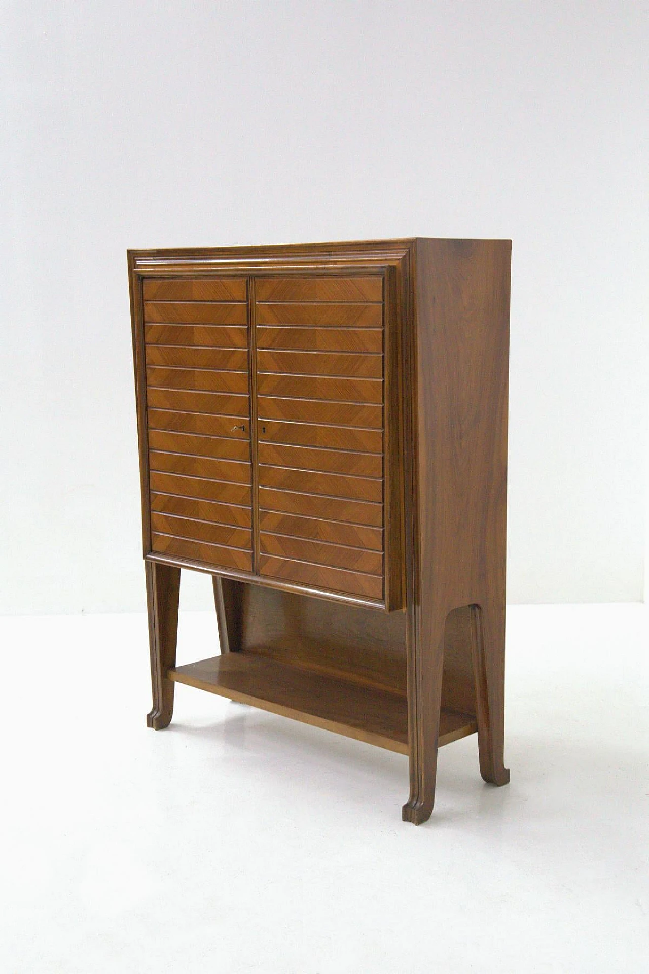 Walnut and maple chest of drawers by Osvaldo Borsani, 1950s 2