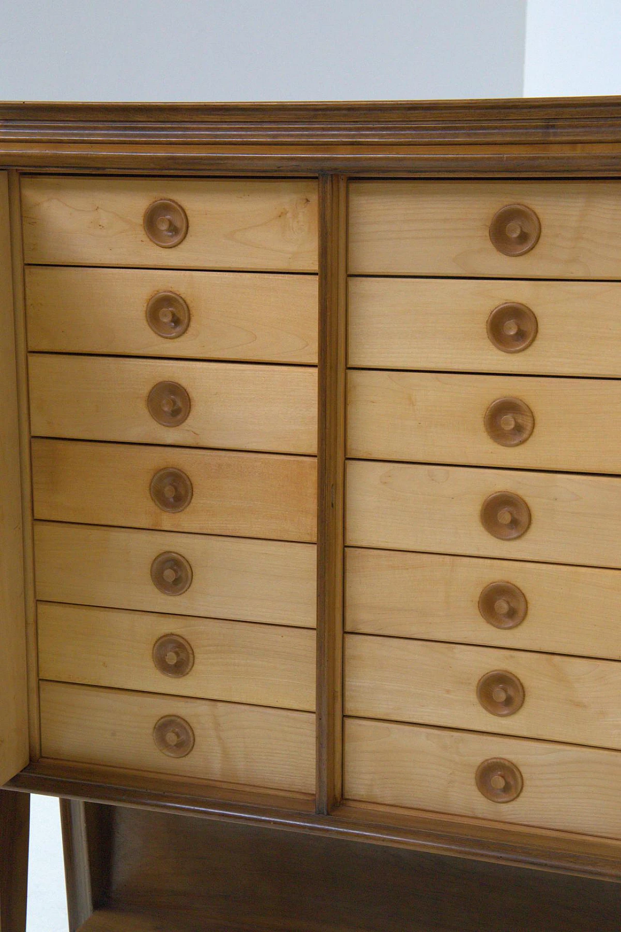 Walnut and maple chest of drawers by Osvaldo Borsani, 1950s 9