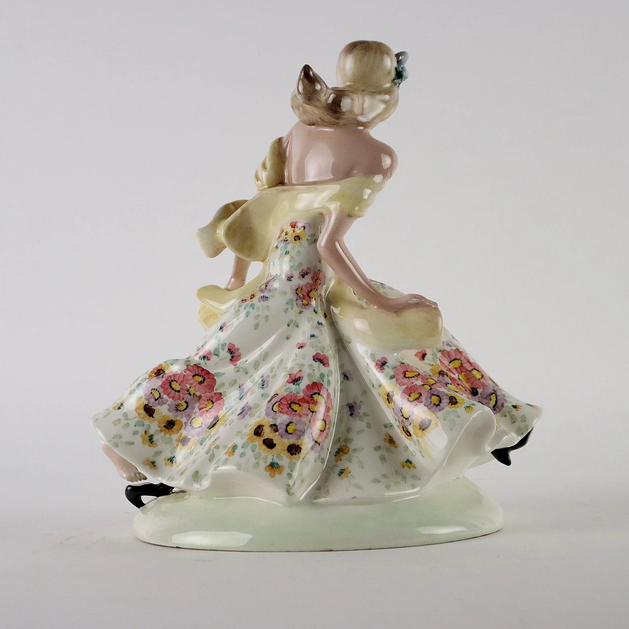 Tiziano Galli, Fanciulla che corre, scultura in ceramica, anni '50 6