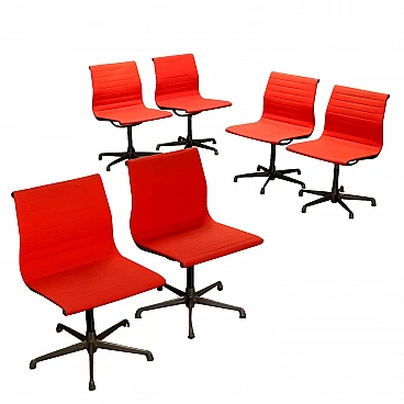 6 Swivel chairs by Charles & Ray Eames, 1970s