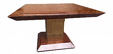 Marcus table in briarwood by L. Frigerio for Frigerio Di Desio, 1960s