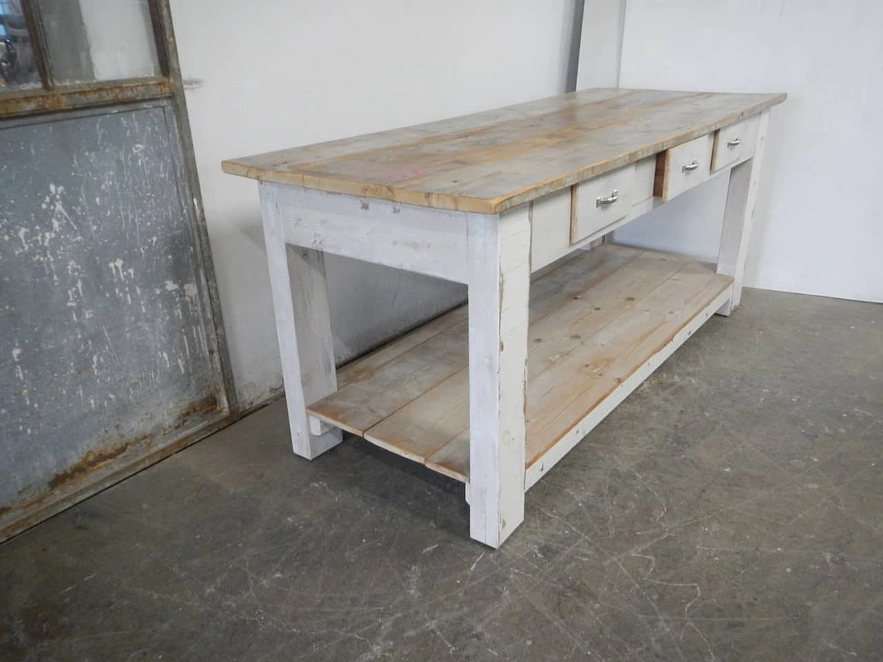 Spruce workbench, 1960s 6