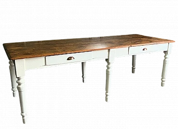 Umbrian fir table, second half of the 19th century