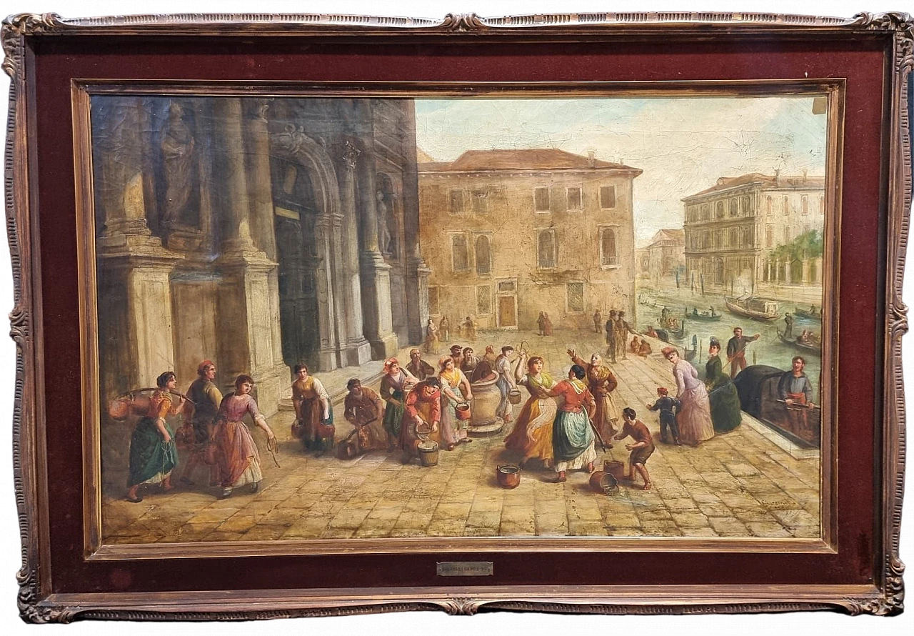 Giacomelli, Chiesa San Stae Venezia, olio su tela, 1888 10