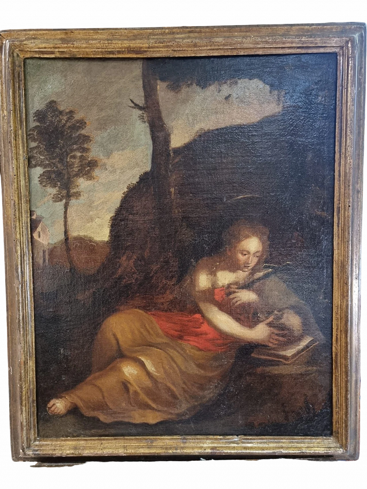 Painting of Penitent Magdalene, oil on canvas, 17th century 7