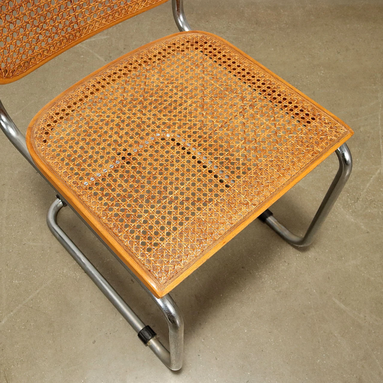 Pair of beech Cesca chairs by Marcel Breuer for Gavina, 1960s 6