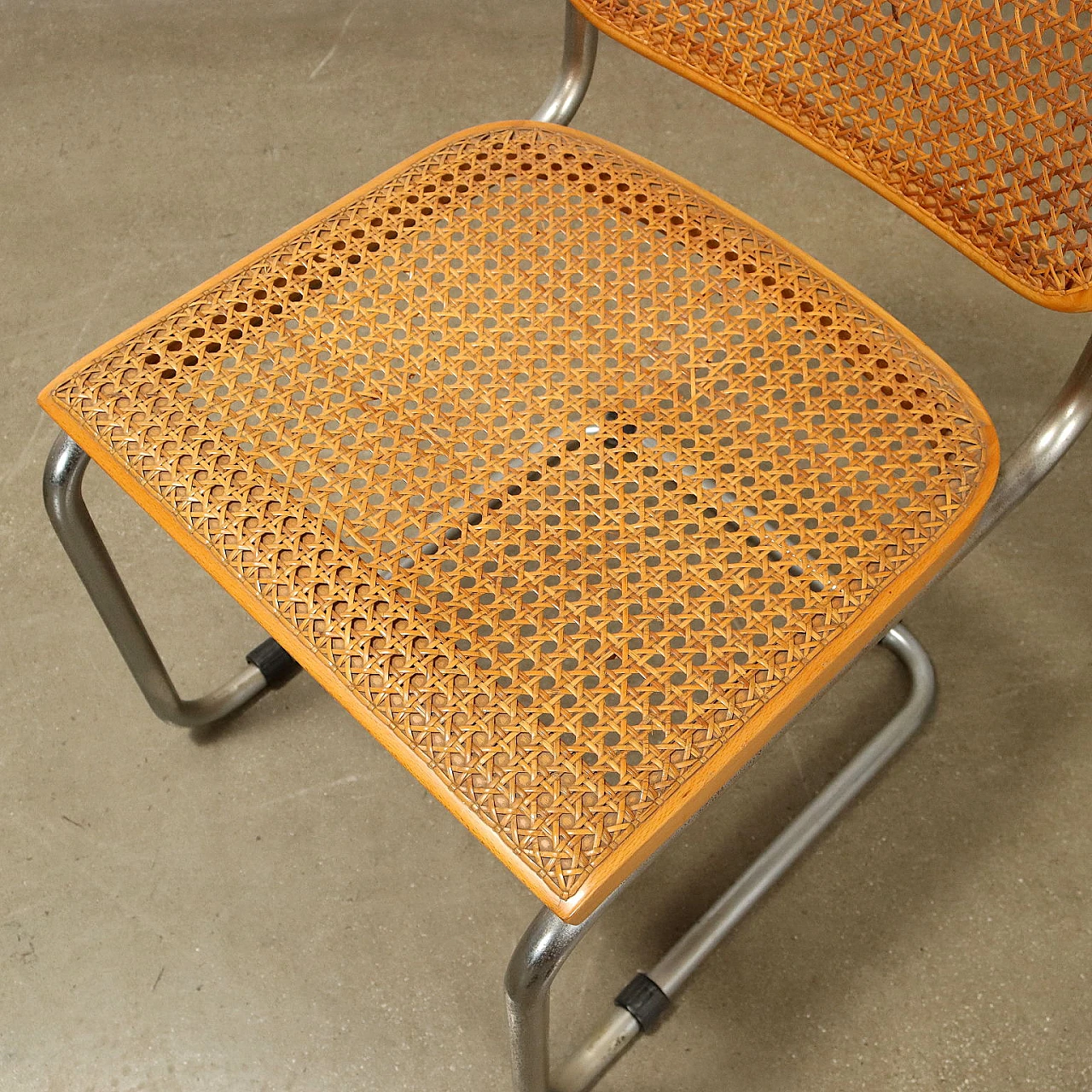 Pair of beech Cesca chairs by Marcel Breuer for Gavina, 1960s 7