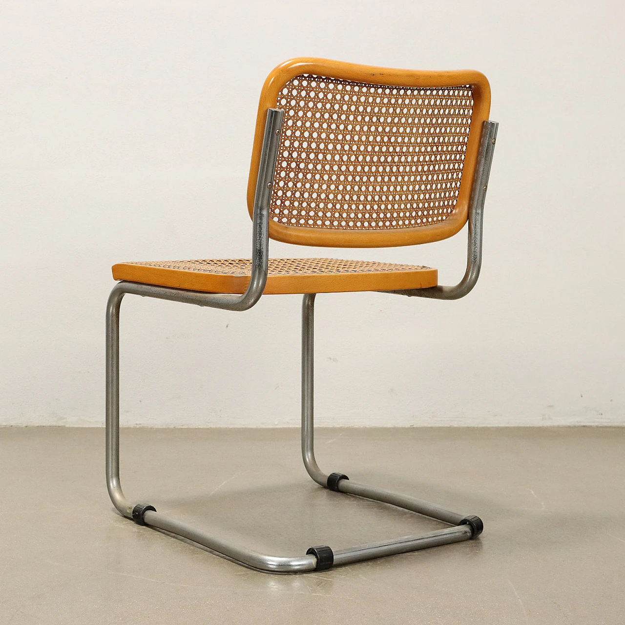 Pair of beech Cesca chairs by Marcel Breuer for Gavina, 1960s 8