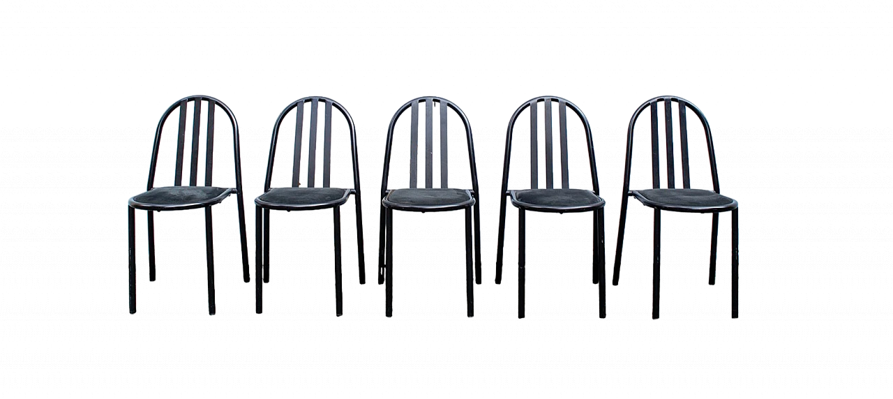 5 Stackable chairs 222 by Robert Mallet-Stevens for Pallucco, 1982 10