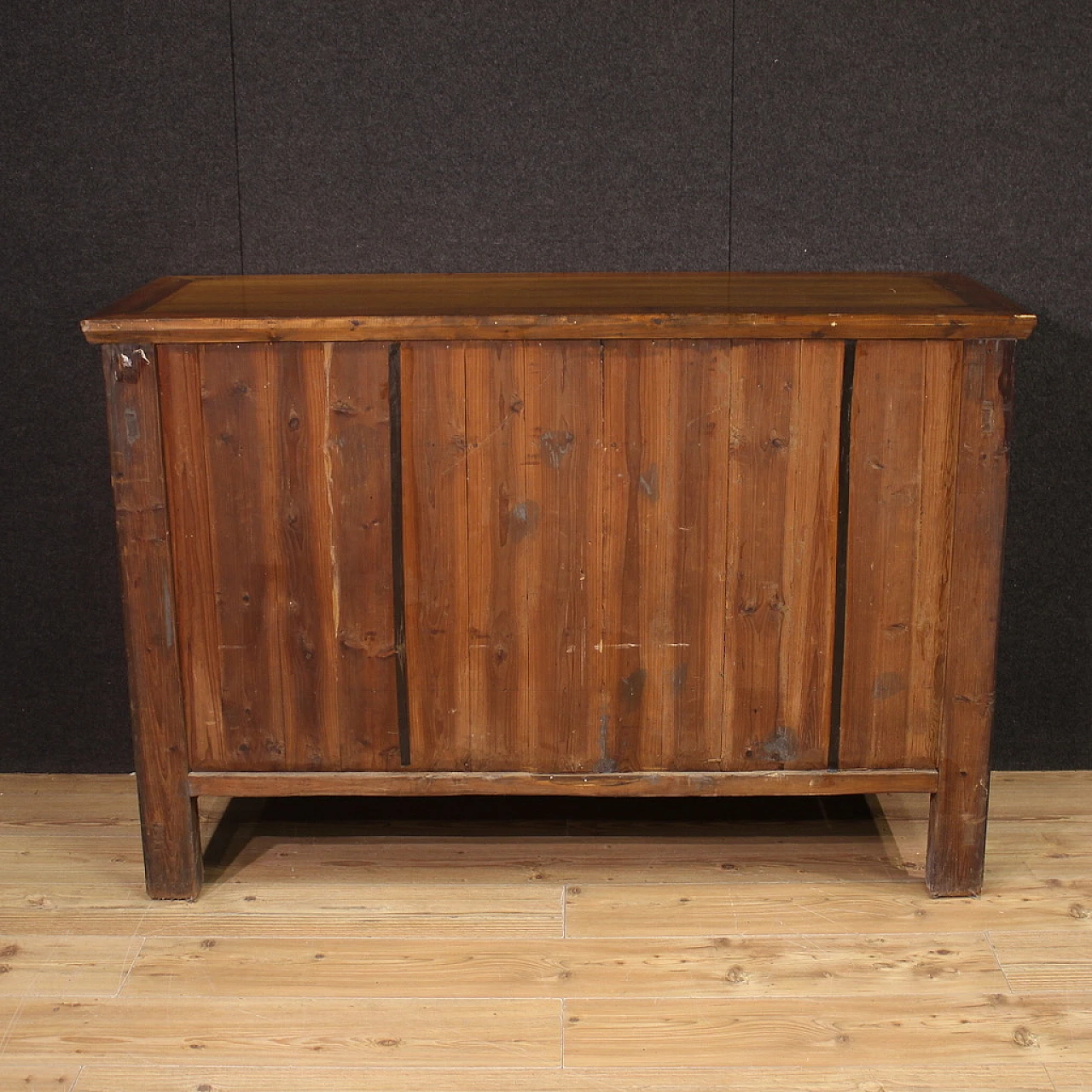 Chinese wood sideboard with doors and drawers 9