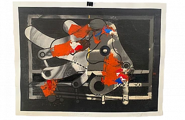 Renato Volpini, Space Machine Gear, mixed media, 1968