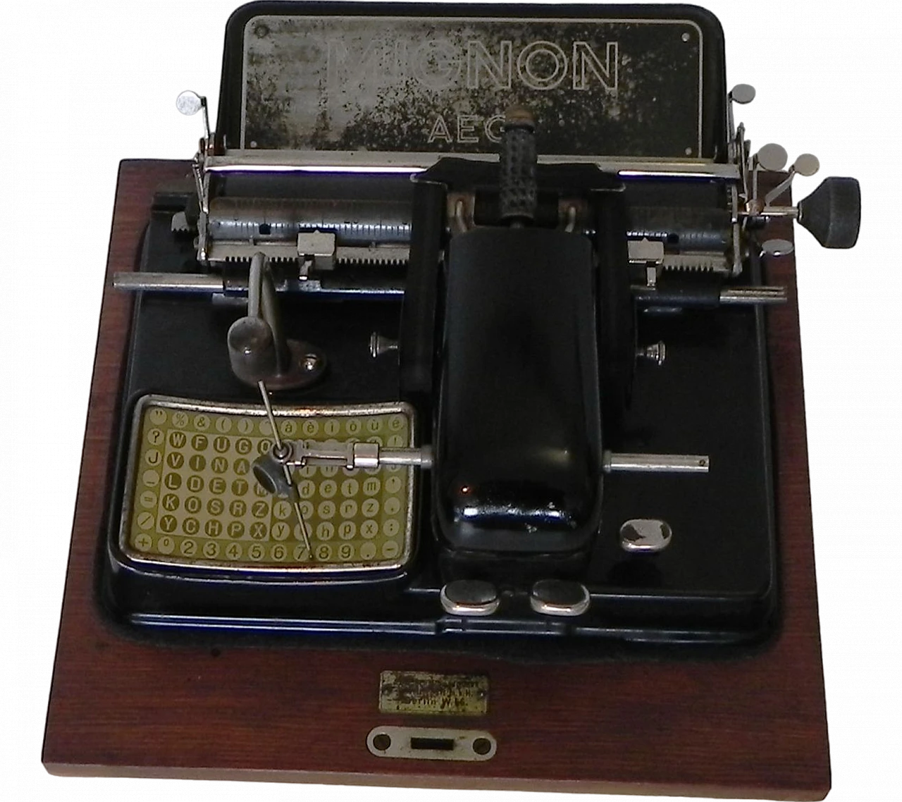 Portable Mignon 2 typewriter by AEG, 1920s 23