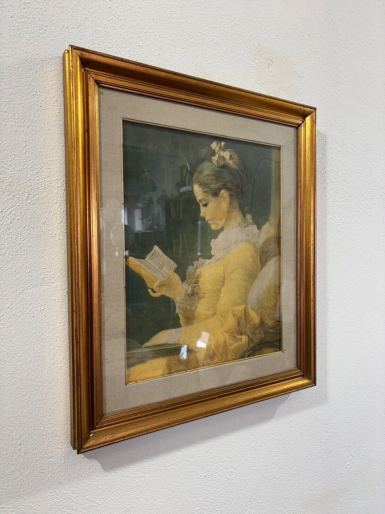 The Reader by Jean-Honorè Fragonard, print on canvas 1