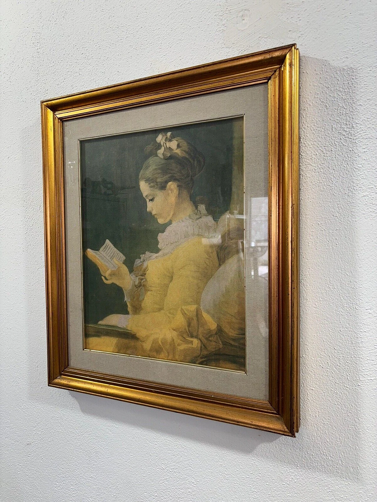 The Reader by Jean-Honorè Fragonard, print on canvas 5