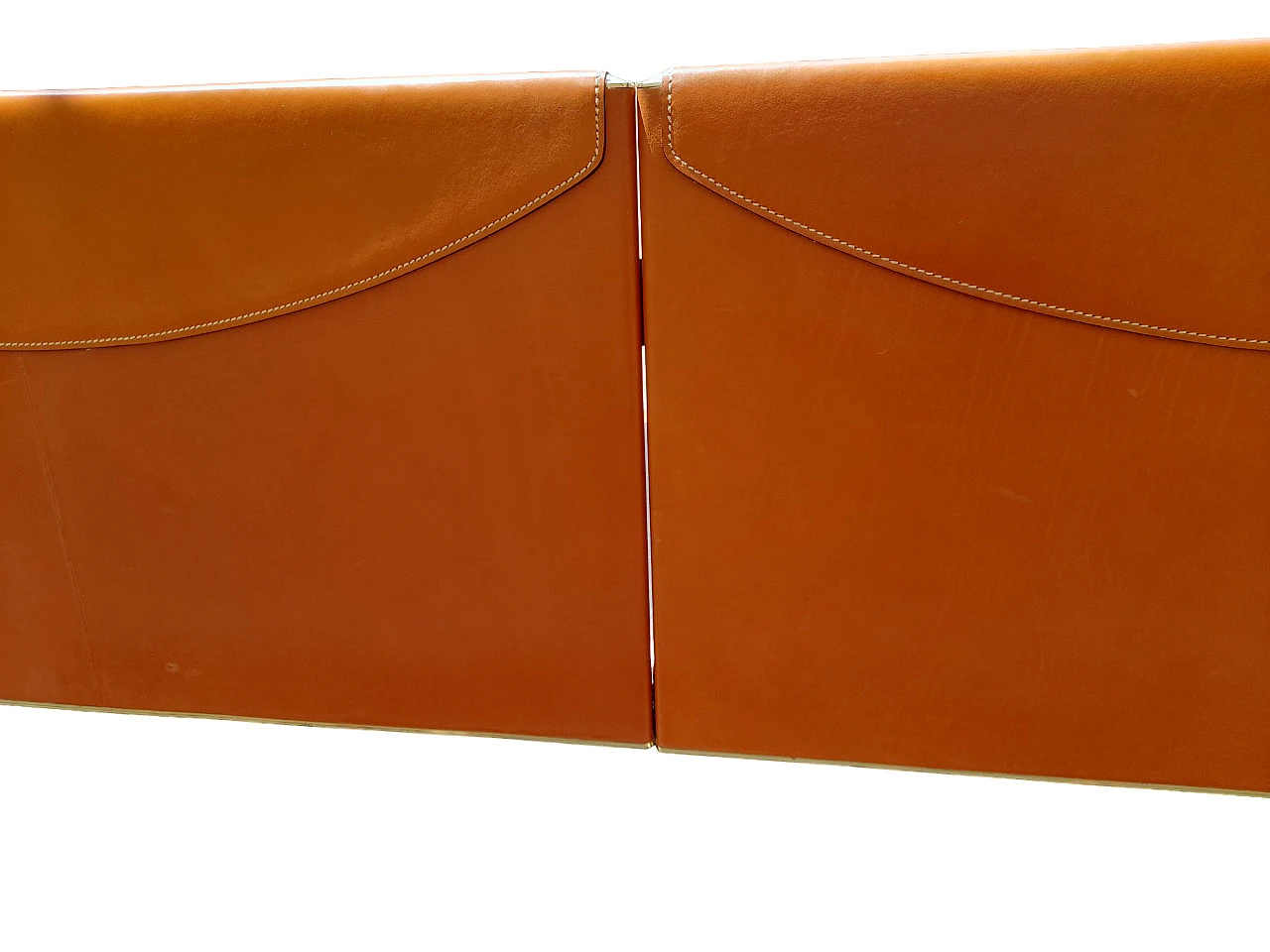 Twice leather sofa by Pierluigi Cerri for Poltrona Frau, 1980s 11