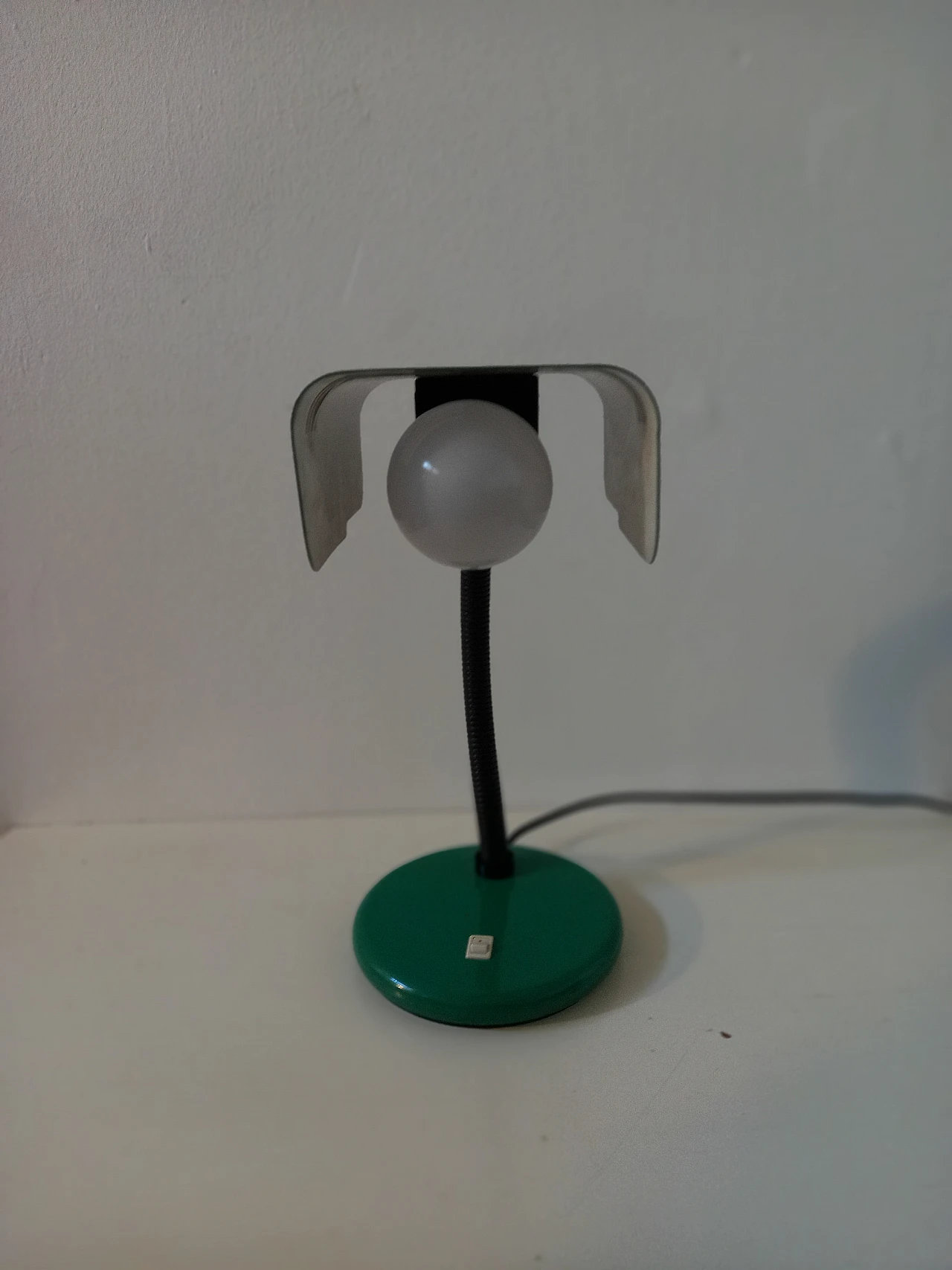 Metal adjustable table lamp by Targetti Sankey, 1970s 9