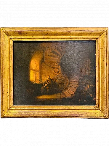 Reproduction of Rembrandt Van Rijn, oil on canvas