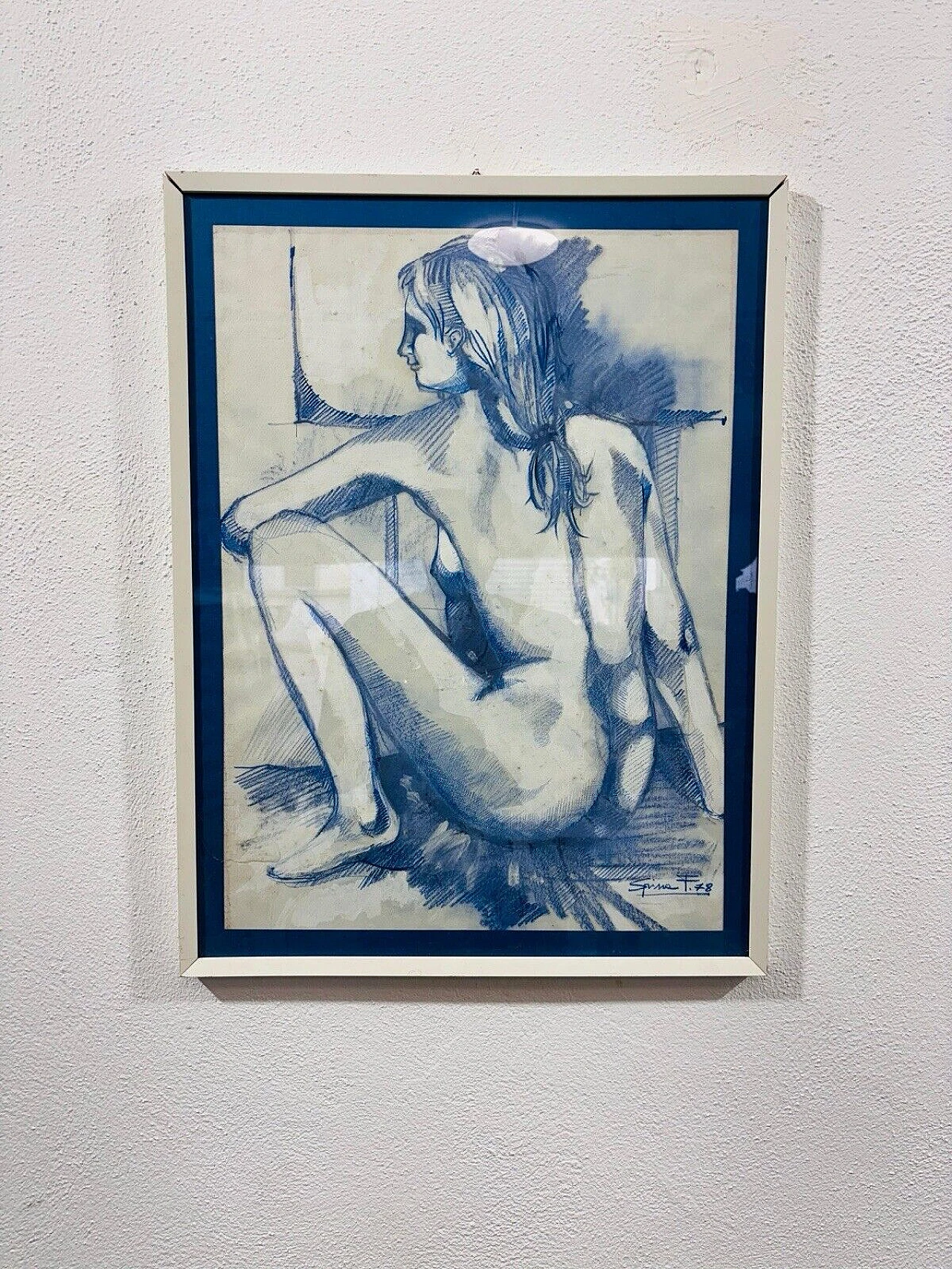 F. Spina, Nudo di donna seduta, 1978 1