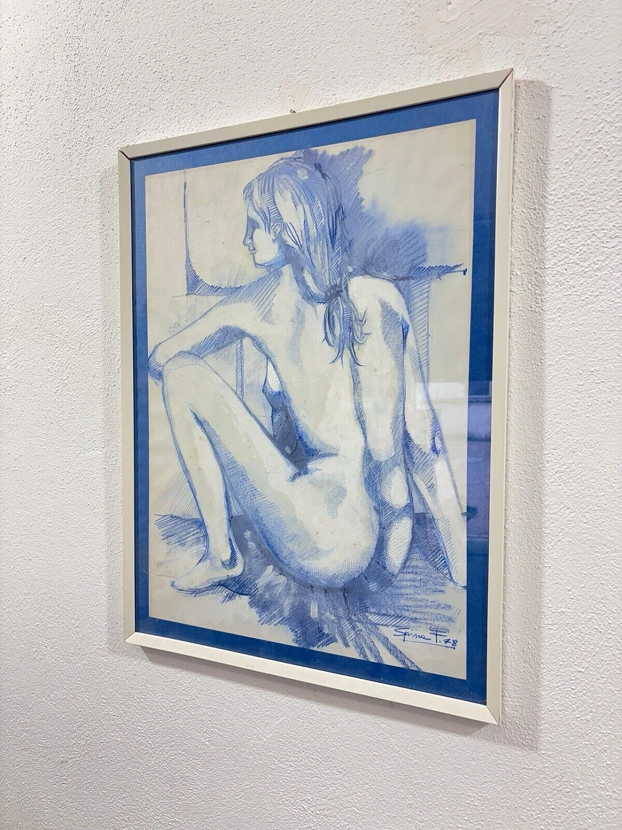 F. Spina, Nudo di donna seduta, 1978 3