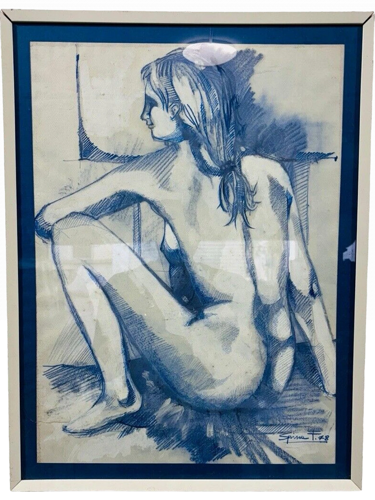 F. Spina, Nudo di donna seduta, 1978 5