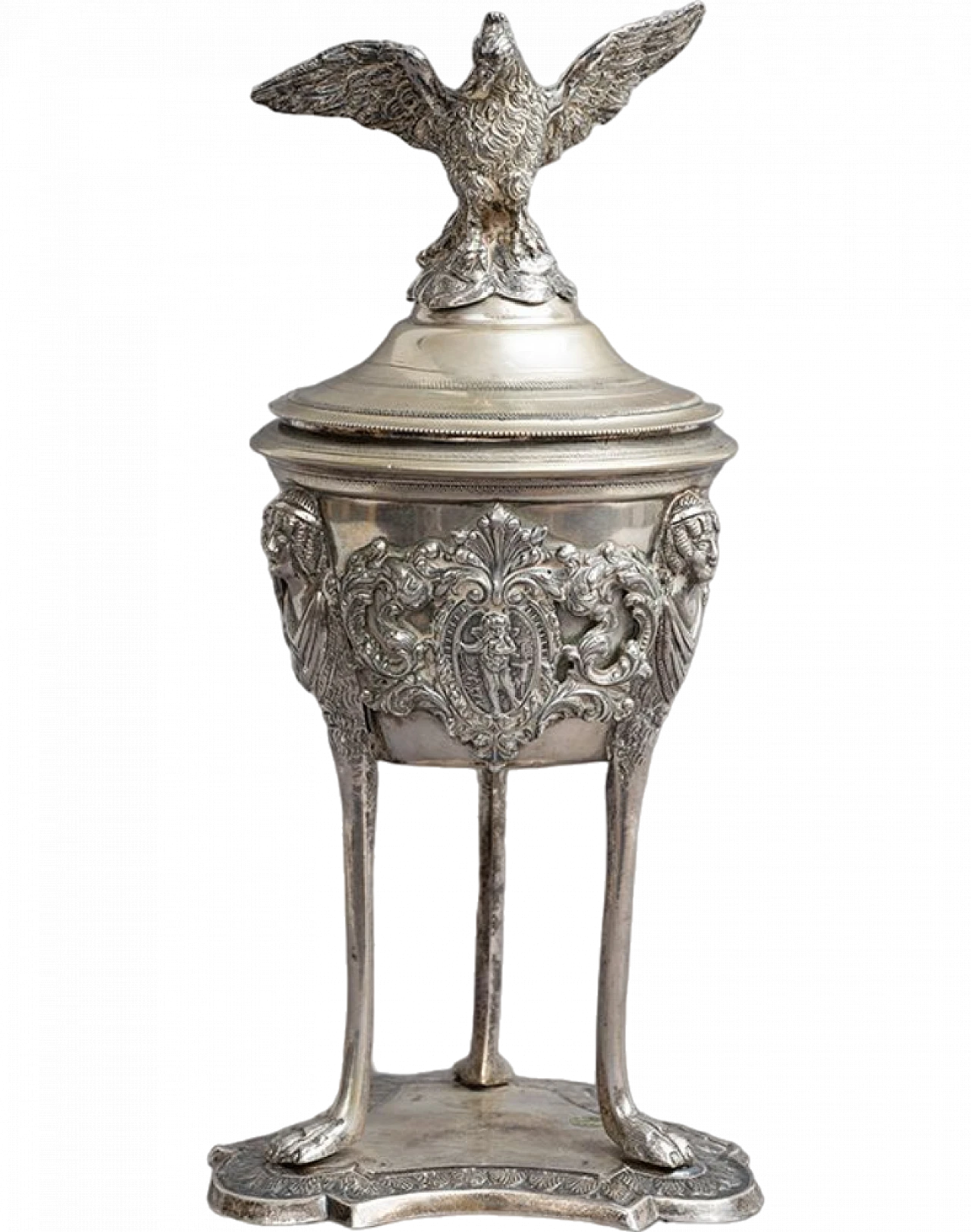 Empire Neapolitan silver centerpiece cup, early 19th century 9