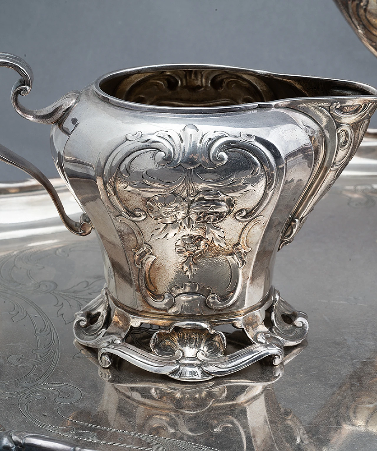 Edwardian Sheffield tea/coffee service, late 19th century 4