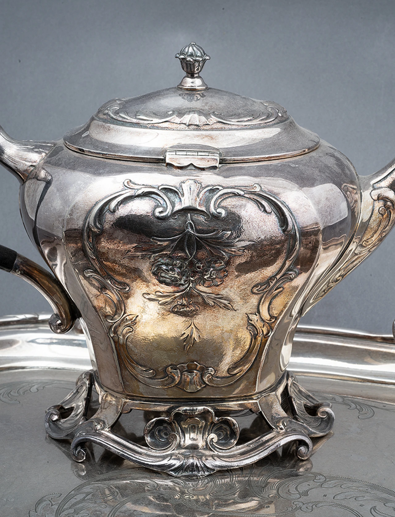 Edwardian Sheffield tea/coffee service, late 19th century 5