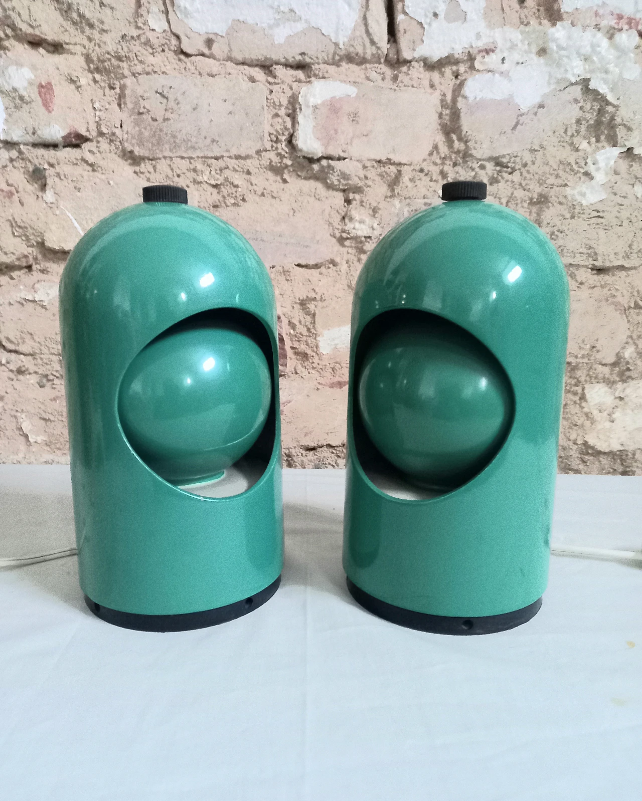 Pair of Selene table lamps by ABM, 1970s 1