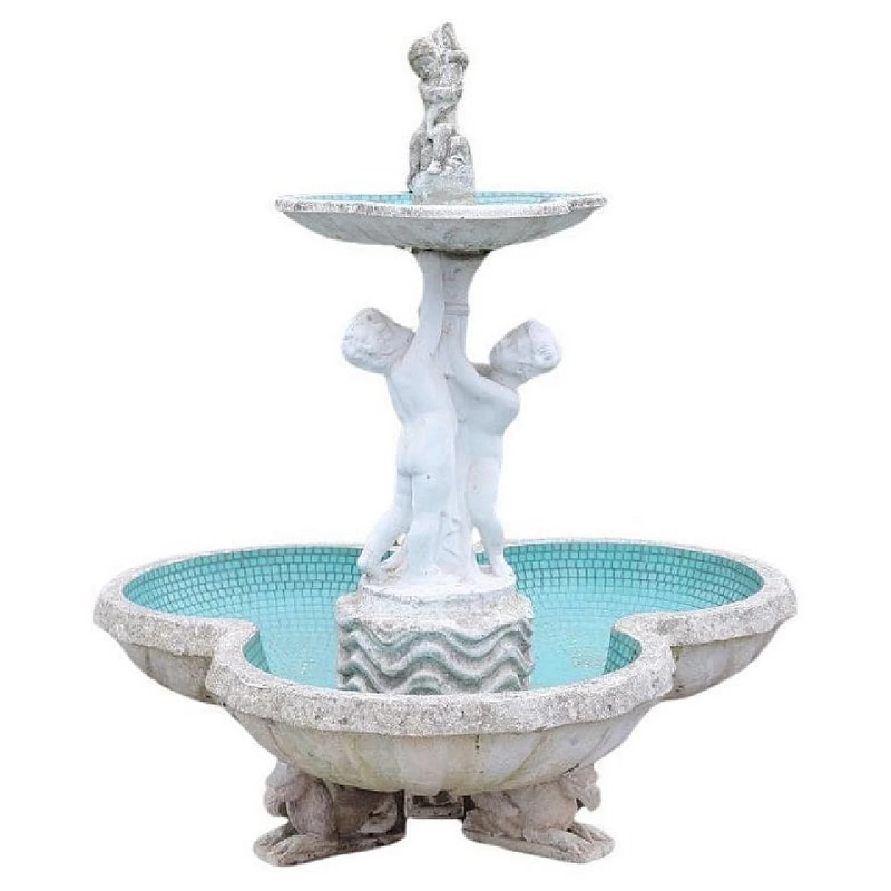 Neoclassical style garden fountain, early 20th century 1