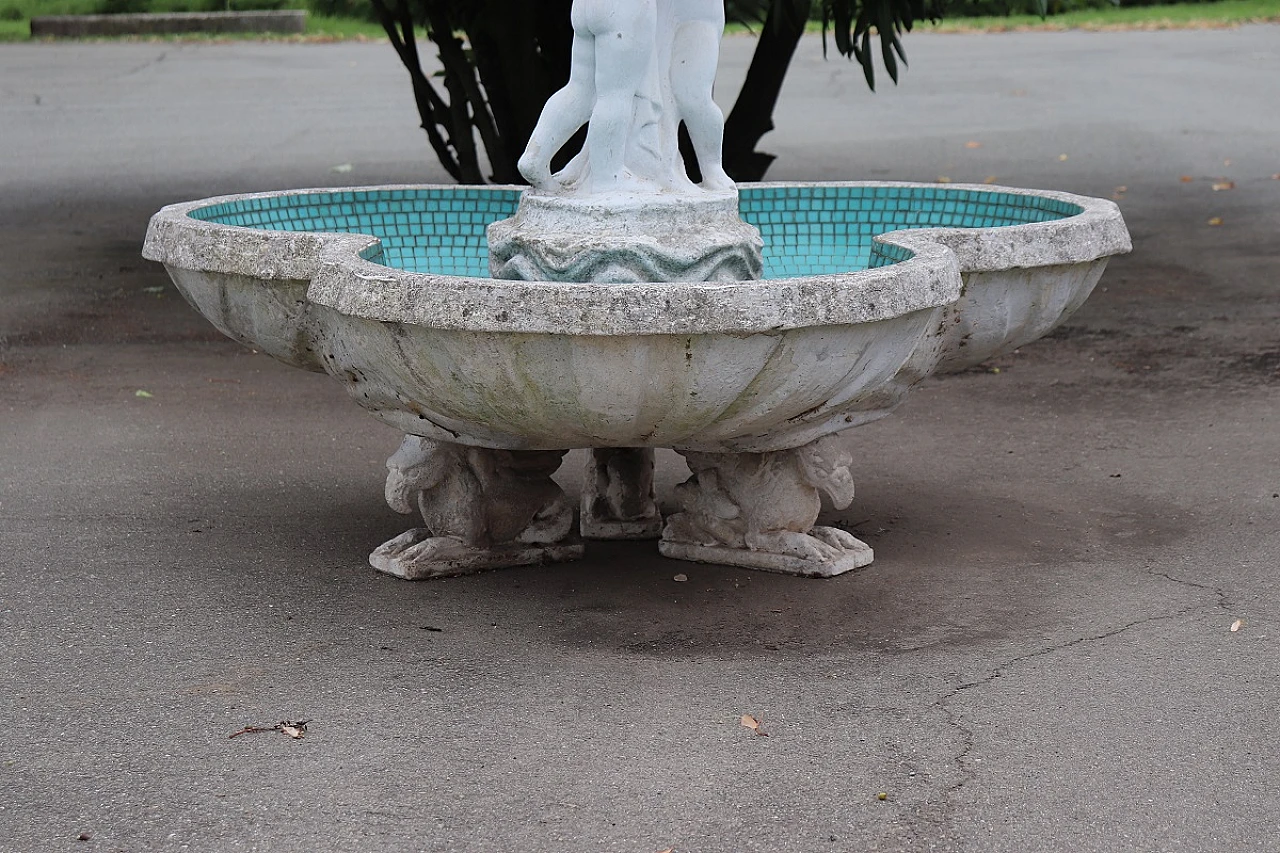 Neoclassical style garden fountain, early 20th century 3