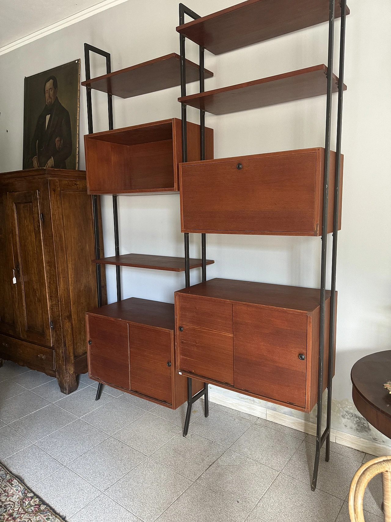 Teak modular bookcase, 1970s 3