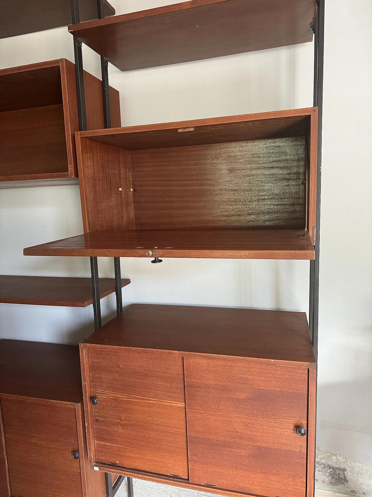 Teak modular bookcase, 1970s 4