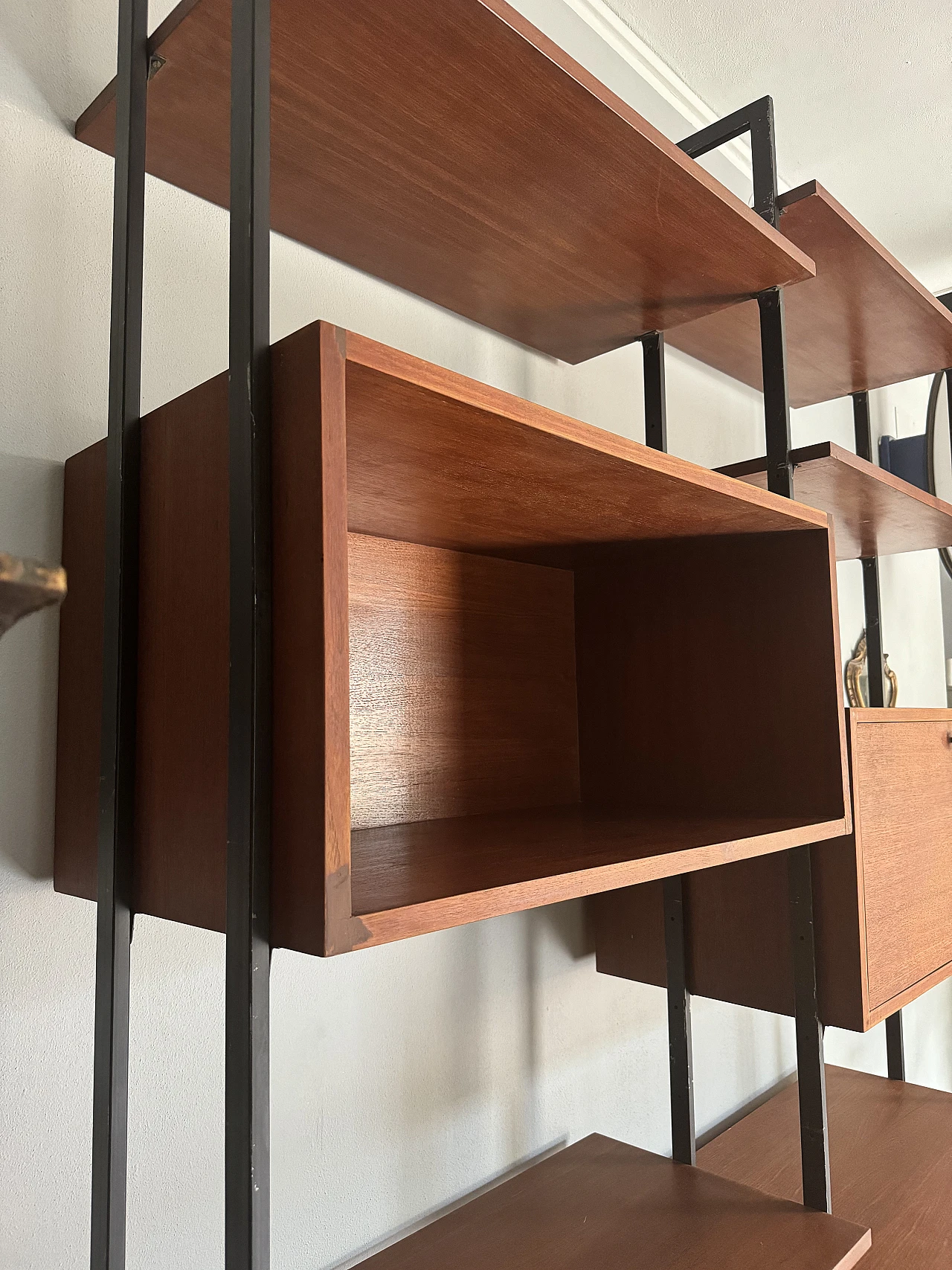 Teak modular bookcase, 1970s 7