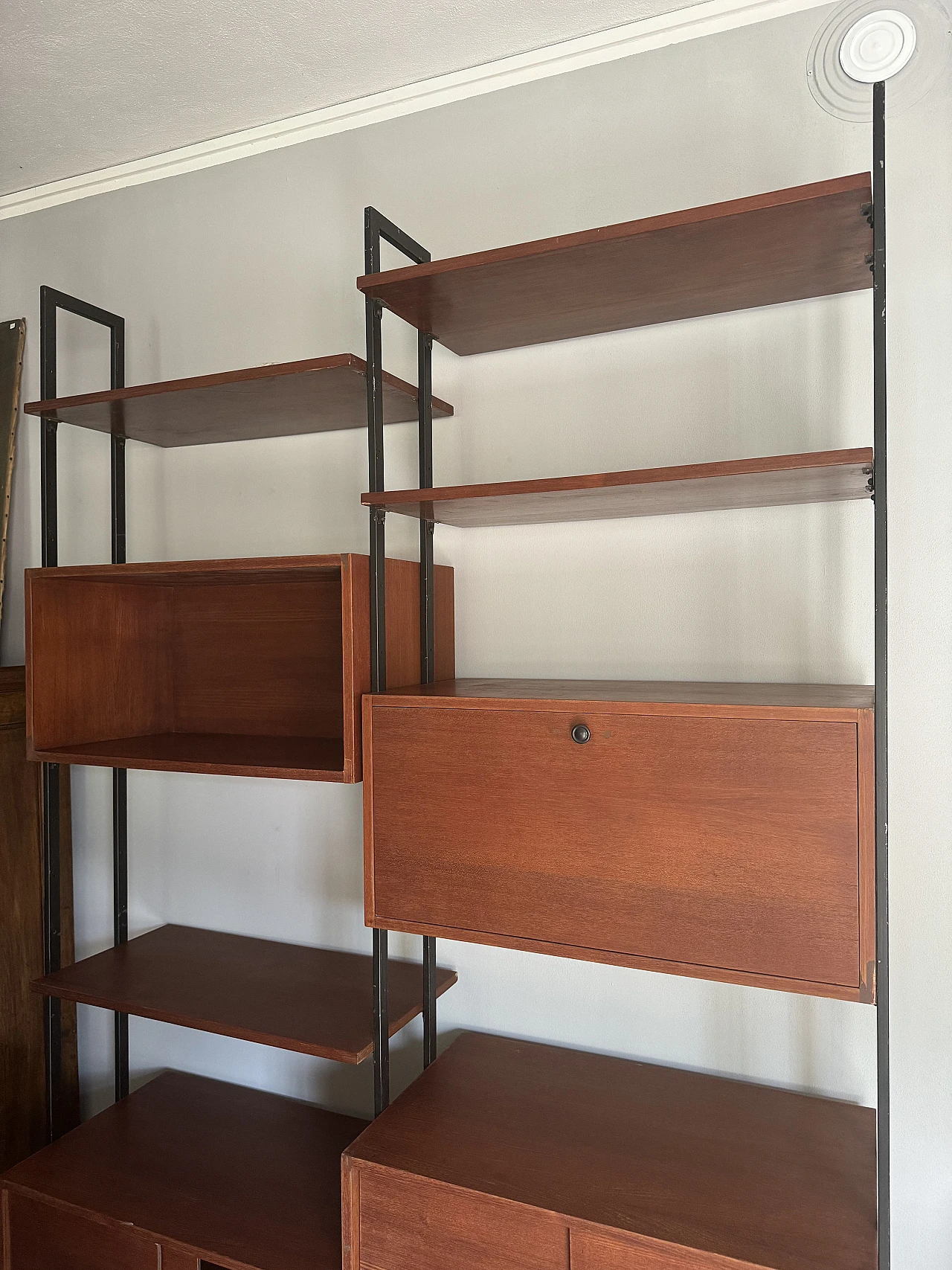 Teak modular bookcase, 1970s 10