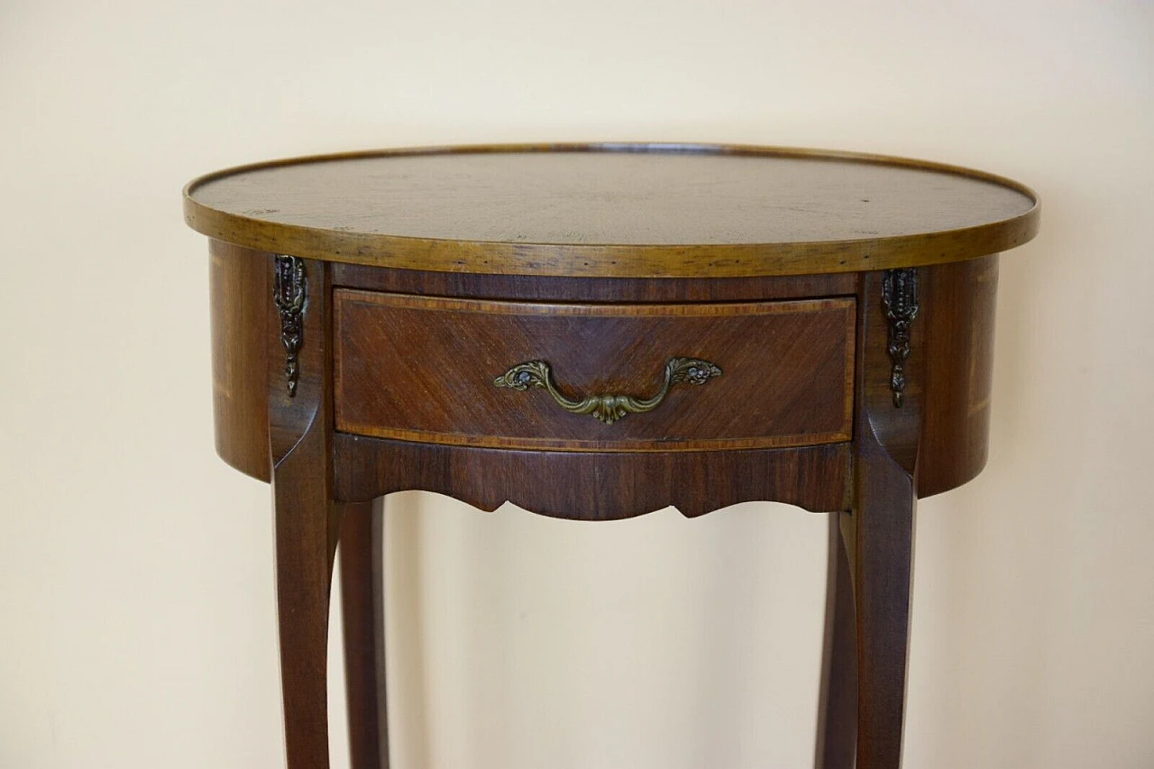 Biedermeier style oak coffee table, early 20th century 3